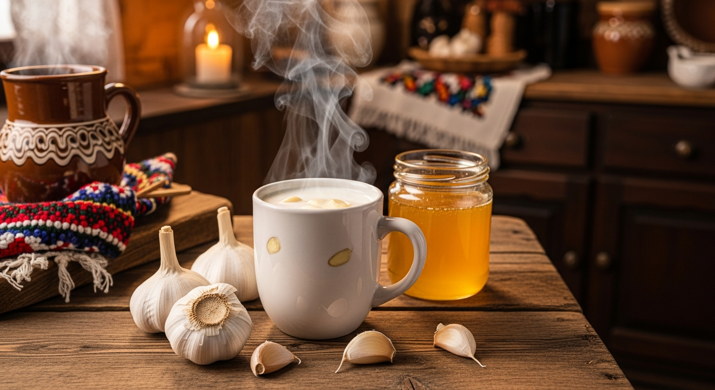 Usturoi cu lapte - rețetă tradițională românească